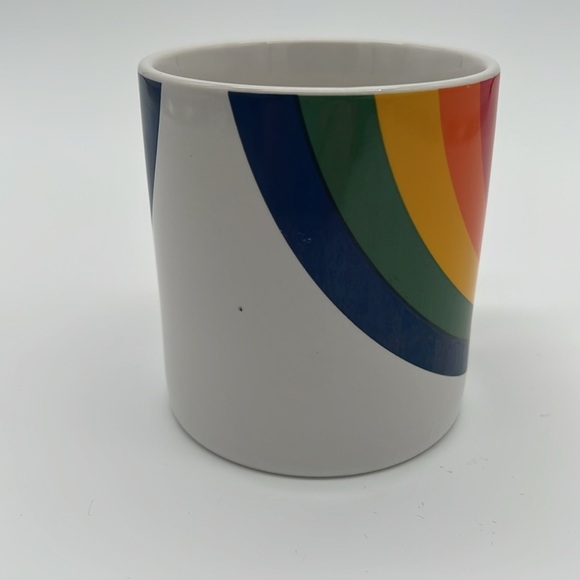 Vintage Retro FTD Rainbow Mug - 1980s, Coffee or Tea - Picture 2 of 10